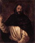 TIZIANO Vecellio St Dominic  st oil painting artist